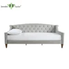 Space-saving home furniture three seats upholstery sofa with no mattress/tufting fabric sofa bed/living room sleeping sofa bed