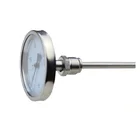 Axial Dial Bimetal Bimetallic Thermometer Strip Temperature Gauge