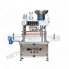 Automatic linear bottle capper and automatic bottle cap closing machine bottle screw capping machine