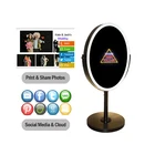 Hot Sale Newest Touch Screen Selfie Oval Mirror Photo Booth