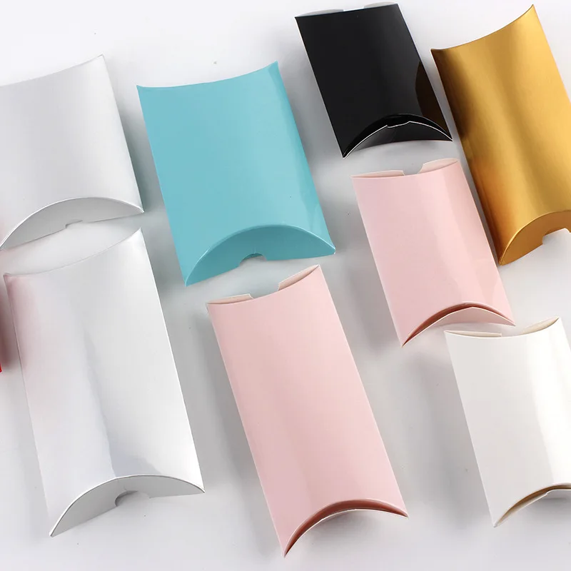 custom logo hair extensions packaging box wig paper gift pillow