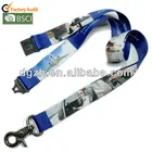 Blue Aviation logo Sublimation Neck Lanyard