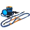 Adjustable Padded Buffer Cushion Dog Leash with Training Treat Pouch