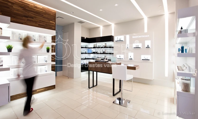 Hot Sales Store Showcase Cabinet Cosmetics Display Shelf