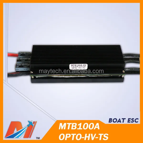 Maytech rc model boat ESC 100A HV ESC with water-cooling waterproof