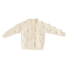 H2275/ New design fashionable children knitted cardigan sweater for girls