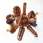 P80 Plasma Cutting Electrode P80 Tip Welding Parts Nozzle Tips / Shield Cap Cup For P80