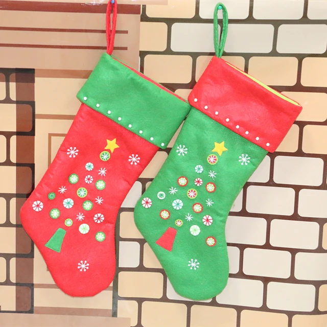 hot sell present container christmas stocking for sale