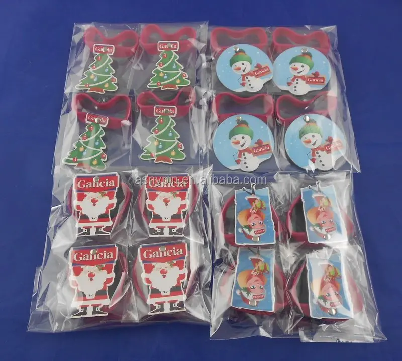 christmas promotion printing magnet sheet with fixed silicone