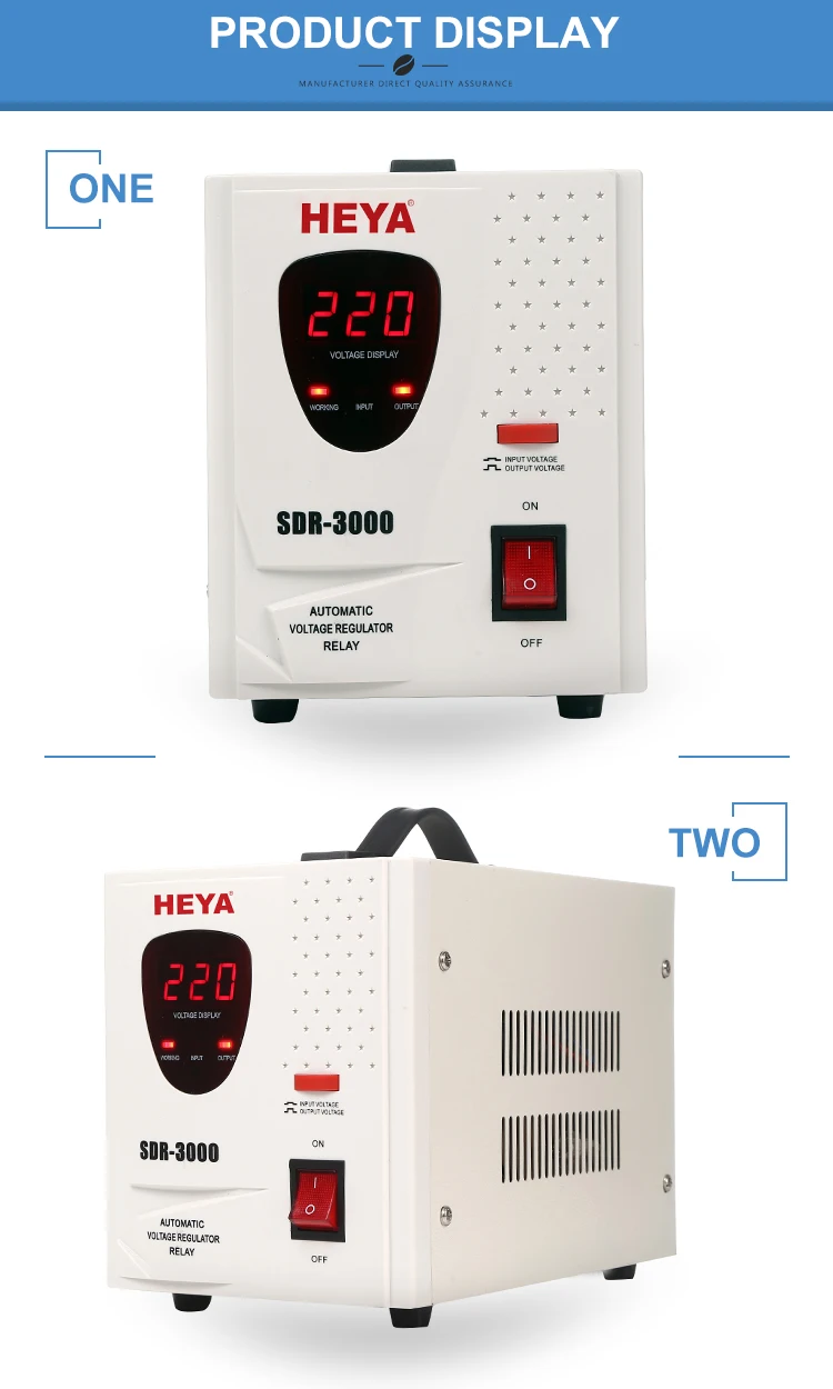 500va-12kva, Relay Control Voltage Regulator Automatic Voltage Stabilizer
