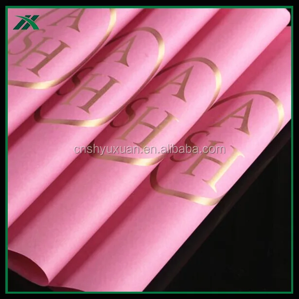 custom decorative printed color gift wrapping tissue paper