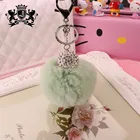 7cm Trend Mode Dyed Different Rabbit Fur colored decorative balls