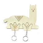2019 wholesale wooden craft diy custom promotional hotel creative designs keychains