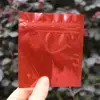 custom label printed grip seal opaque small mini aluminum foil 3 sides sealed metallic zip lock bag