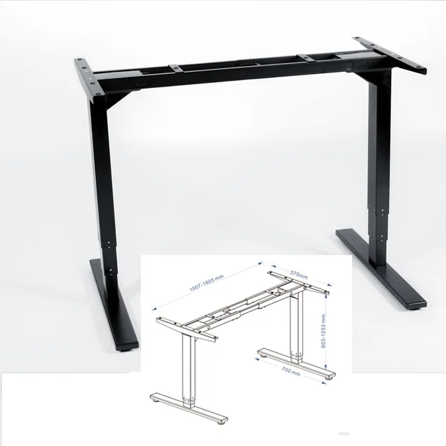 height adjustable floating bureau office desk modern