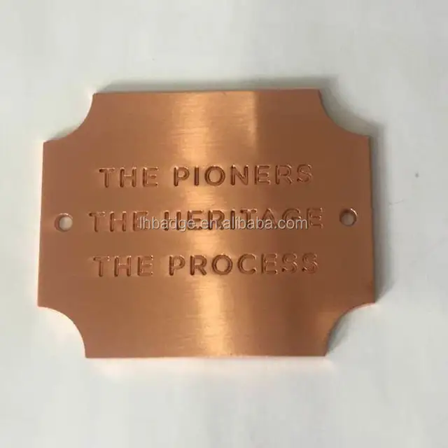 copper plated metal plate zinc plate metal plate for wooden