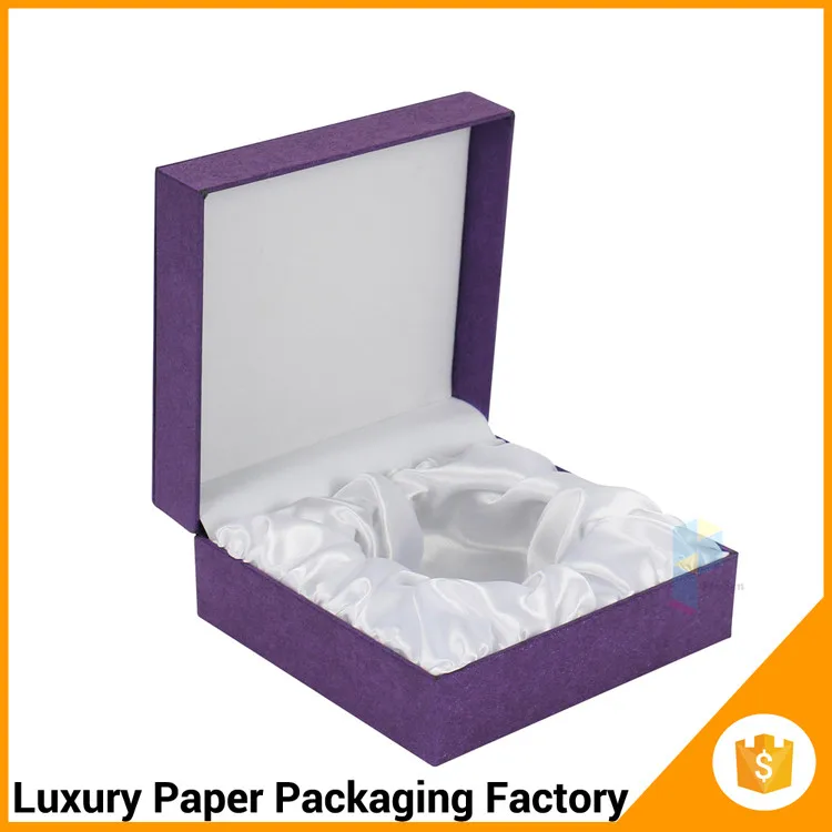 fancy packaging gift design purple paper jewel boxes