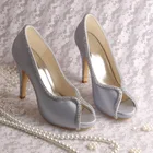 (21 Colors)Silver Party Shoe with Matching Bag Italian Design