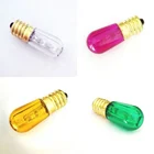 Laser print purple color decorative led light bulb with papaya design for Christmas holiday e14 base