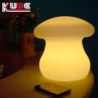 mushroom RGB battery led table lamps/ restaurant table light