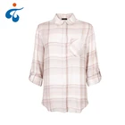 Good quality different kinds of long sleeve casual cheap ladies elegant trendy blouses