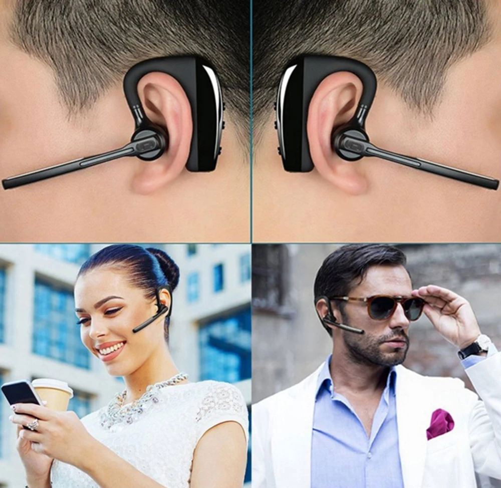 Voorkeur Opsplitsen maak je geïrriteerd Airersi K10 Bluetooth Headset Wireless Handsfree Noise Reduction Business  Office Music Earphones Headphones With Storage Box - Earphones & Headphones  - AliExpress