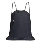 Customized Color polyester draw string bag backpack custom logo
