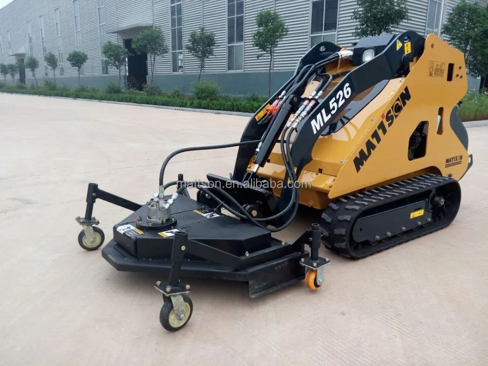 Mattson Ml526 Crawler Loader Mini Skid Steer Loader With Attachment