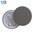 Promotional gifts custom printing PVC badge button reflective Pin Badges