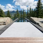 Rectangle shape 4 colors available Automatic Waterproof Swimming Pool Covers PC Plastic Slats