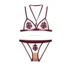 Ladies Lace Mature Women Young Ladies Lingerie Underwear Set Lace Sexy Stylish Bra And Panty