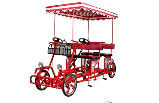 4 person pedal cart