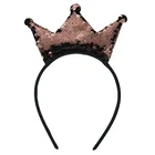 Headband Holiday Wholesale Sequin Girls Princess Crown Headband Party Holiday Gift