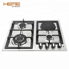 Hot sale 4 burner built in electric cooktop with stainless steel top cooking electric and gas stove for home appliances