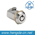 Double bitted brass key disc tumbler mailbox lock cylinder