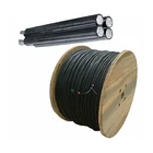 Covered line wire aluminum conductor polyethylene insulated Poly AAC Cable 4/0 AWG Olive wire cable