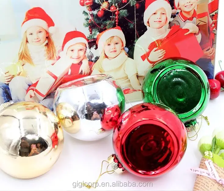 wholesaler sublimation blank christmas ornament blank glass ball