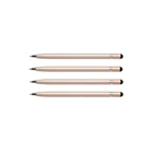 rose gold metal ballpoint pen with stylus touch screen pen