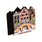 Personalized European Souvenir Cities 3D MDF Fridge Magnet