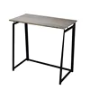 Industrial Style Small Computer Desk Space Saving Foldable Study Table for Writing Small Spaces For Home Office Use