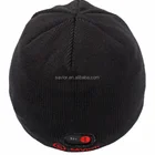 Three Levels of Temperature Control Knitted Rechargeable Battery Heated Hat Unisex