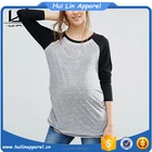 wholesale women clothing raglan long sleeve pregnant women t-shirt