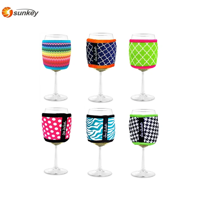 soft neoprene wine glass coolers beer bottle cooler bags can