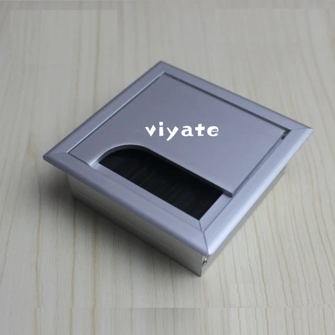 High Quality Rectangular Cable Computer Desk Hole Cover Matt With
