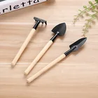 hot sale mini 3PCS Harrow spade shovel household kids mini cute potted garden hand tools set