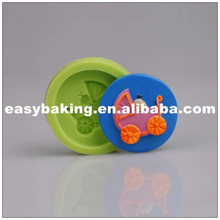 es-8413_Food Grade Baby Carriage Silicone Mold For Cake Fondant Decoration_7328.jpg