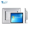 17" panel PC WIN7 touch screen tablet kiosk computer industry lcd screen display mini PC all in one embed vesa quad core