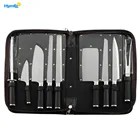 Chinese Yangjiang professional 8pcs stainless steel block kitchen chef knife set