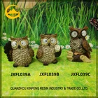 Garden decoration solar owl small animal figurine