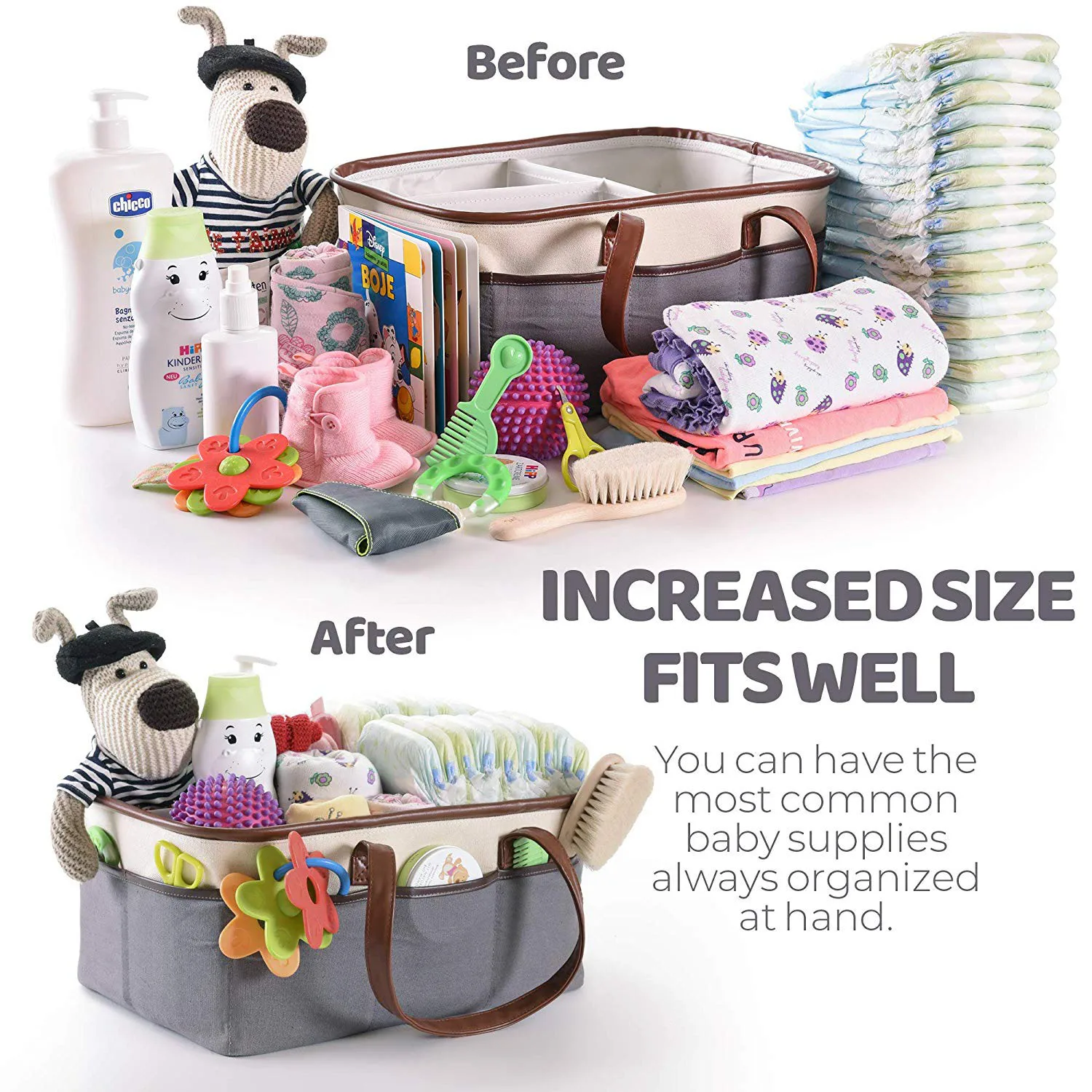 bag baby  diaper caddy organizer baby shower gift storage basket